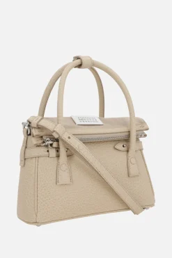 Women MAISON MARGIELA 5AC East West small handbag in grainy leather