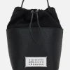 Women MAISON MARGIELA 5AC small grainy leather bucket bag