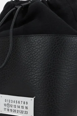 Women MAISON MARGIELA 5AC small grainy leather bucket bag