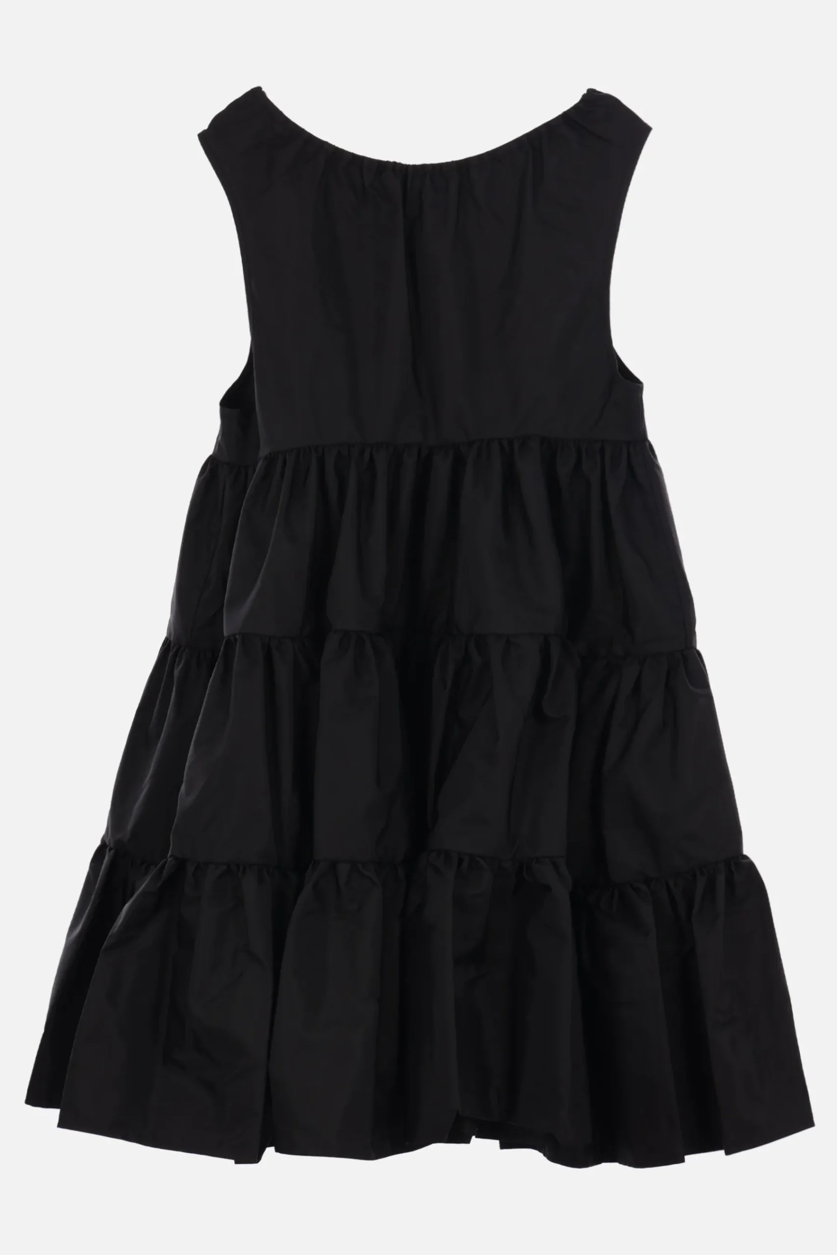Women CECILIE BAHNSEN Aino sleeveless dress in crinkled taffetà