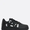 BLACK COMME des GARÇONS Air Force 1 sneakers in grainy leather