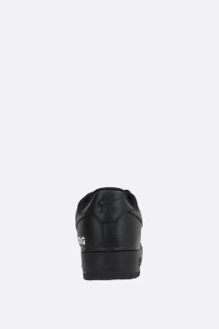 BLACK COMME des GARÇONS Air Force 1 sneakers in grainy leather