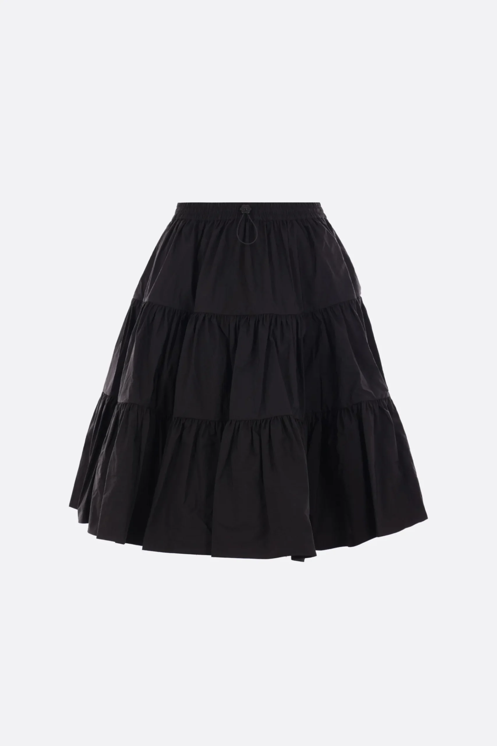 Women CECILIE BAHNSEN Alec tiered skirt in crinkled taffetà