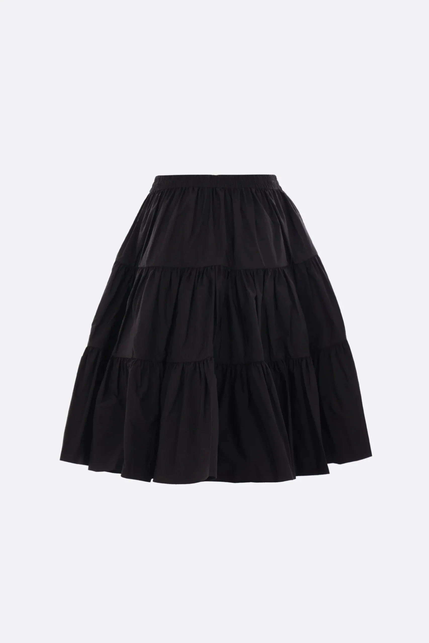 Women CECILIE BAHNSEN Alec tiered skirt in crinkled taffetà