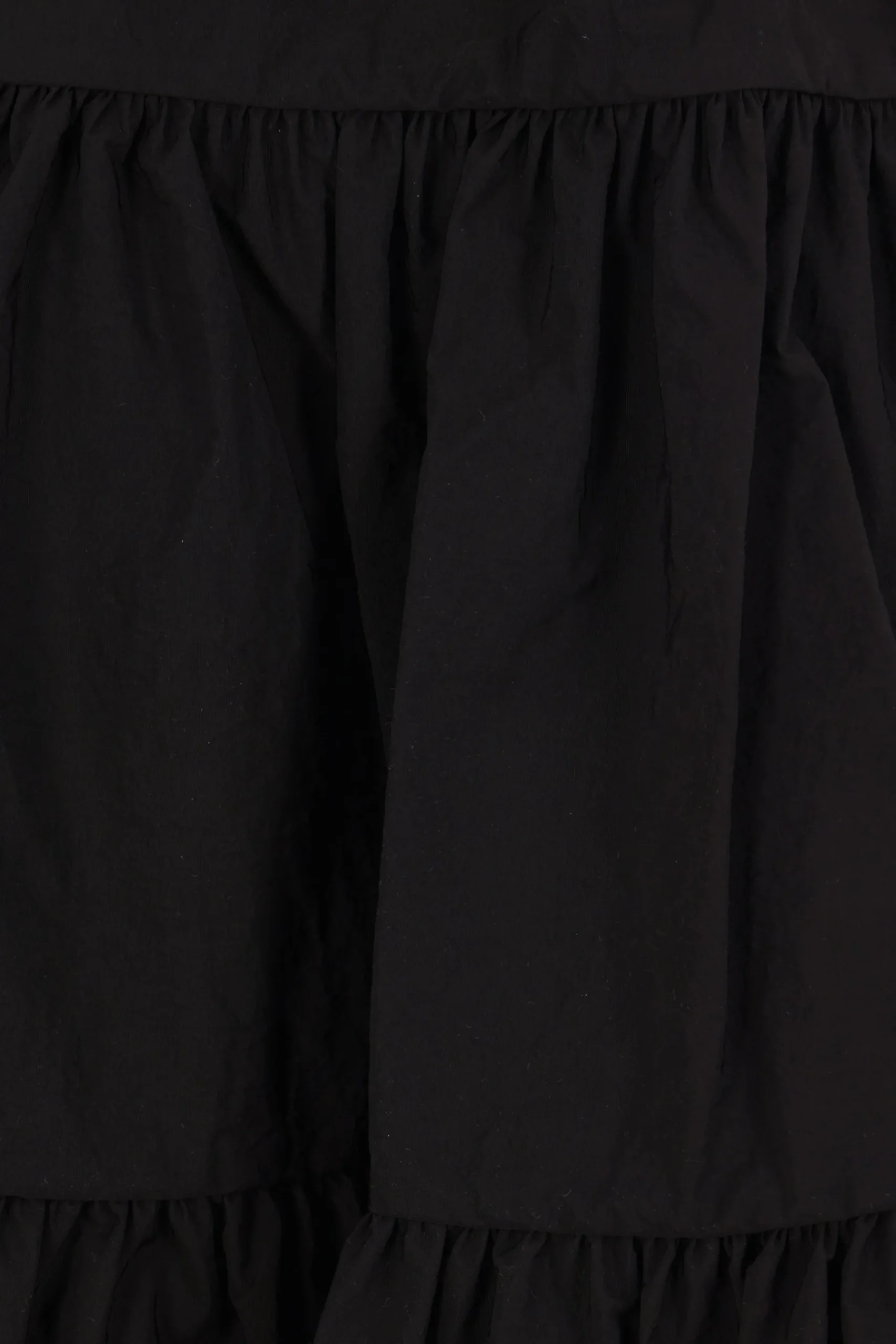 Women CECILIE BAHNSEN Alec tiered skirt in crinkled taffetà
