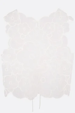 Women CECILIE BAHNSEN Alfie sleeveless top in embroidered organza
