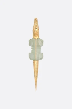 Women BIBI VAN DER VELDEN Alligator Bite 18k single earring