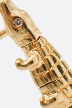 Women BIBI VAN DER VELDEN Alligator 18k convertible earring