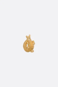 Women BIBI VAN DER VELDEN Alligator Twist 18k single earring