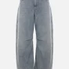 Women LOEWE Anagram barrel jeans in denim
