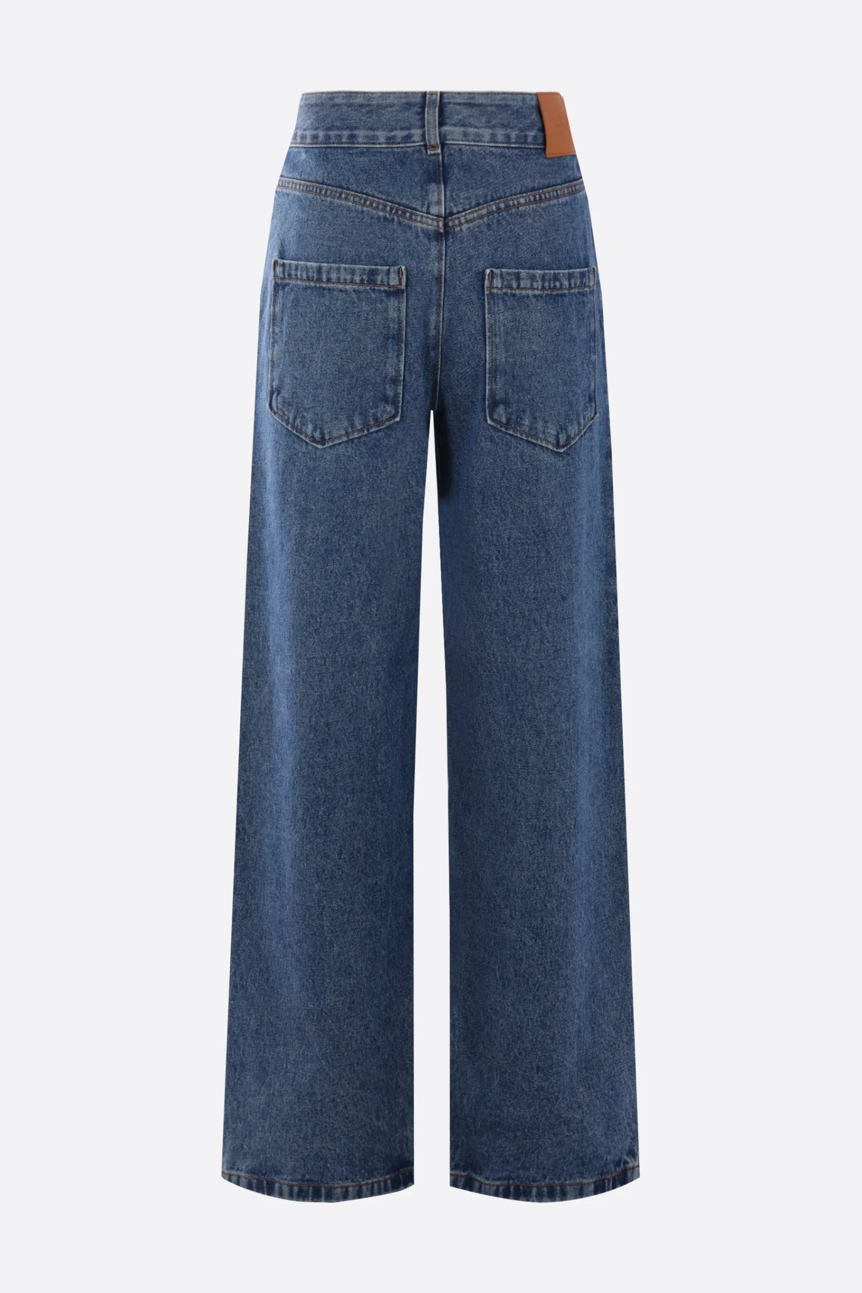 Women LOEWE Anagram denim baggy jeans