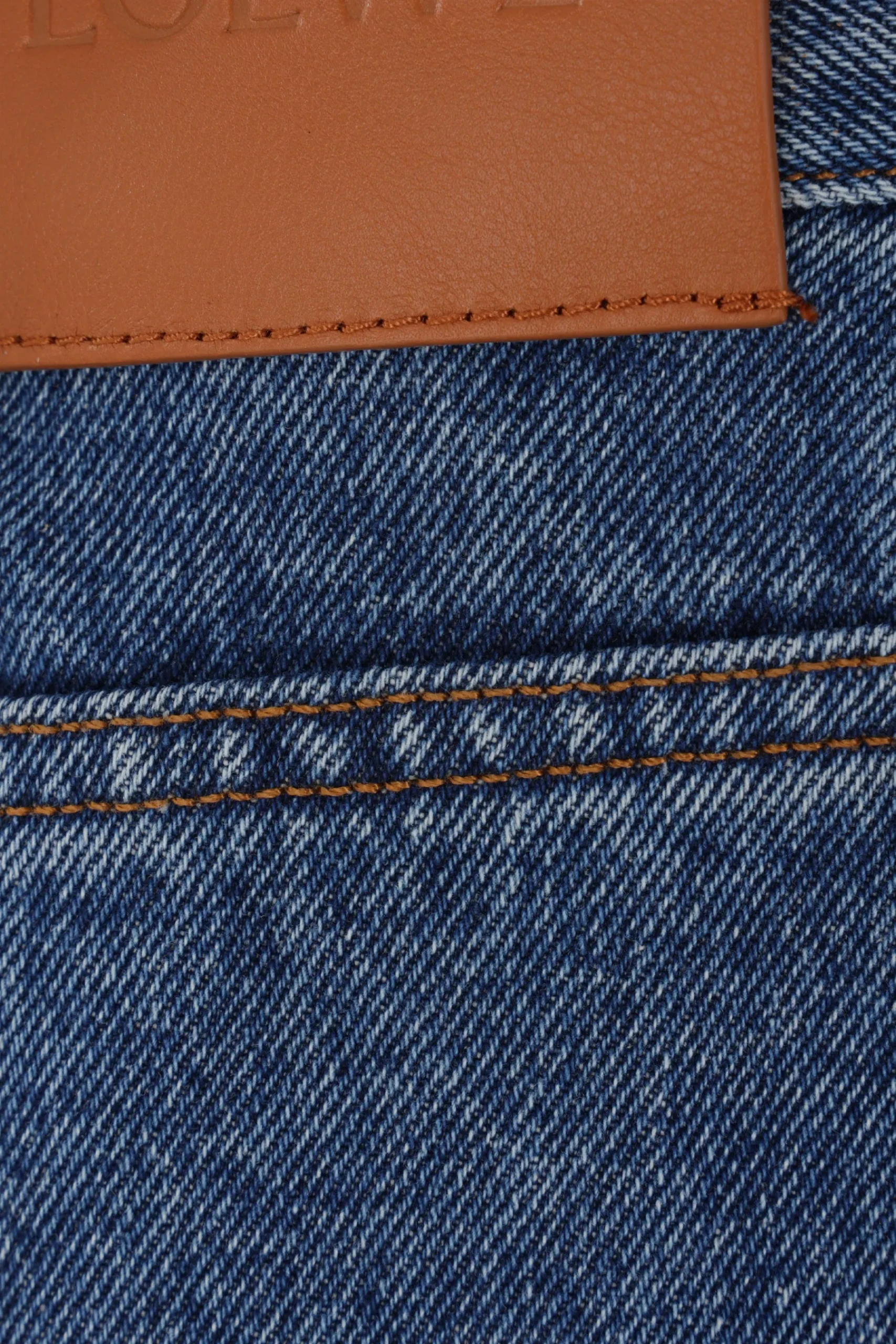 Women LOEWE Anagram denim baggy jeans