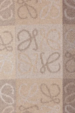 Women LOEWE Anagram scarf in wool and cashmere