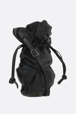 Women DISCORD YOHJI YAMAMOTO Ananas grainy leather crossbody bag
