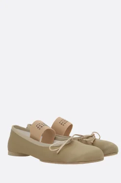 Women MM6 Anatomic ballerina in satin