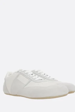 MM6 Anatomic sneakers in smooth leather and suede