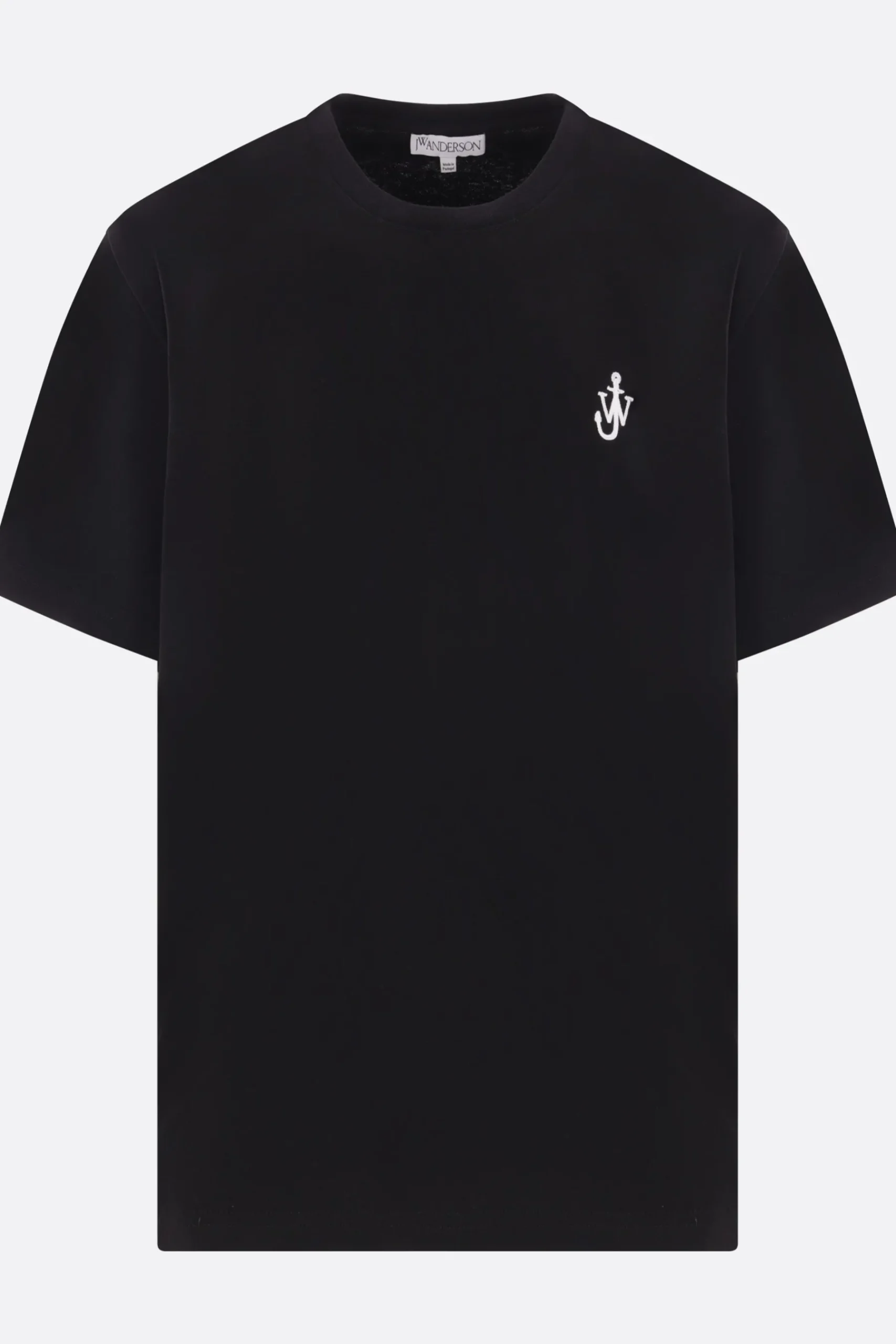 JW ANDERSON Anchor logo embroidered cotton t-shirt