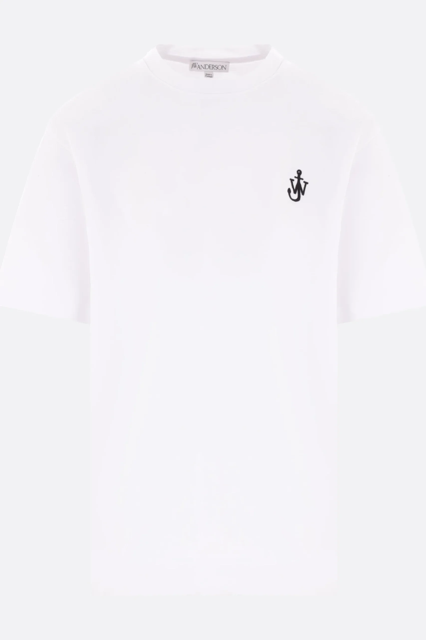 JW ANDERSON Anchor logo embroidered cotton t-shirt