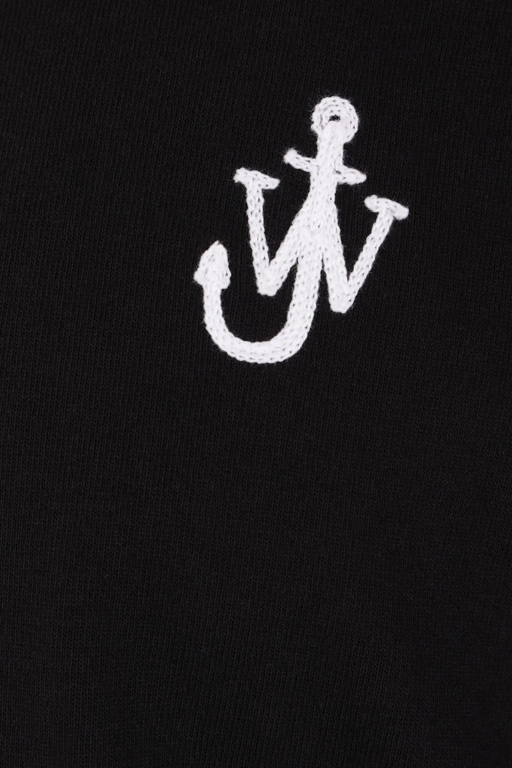 JW ANDERSON Anchor logo embroidered cotton t-shirt