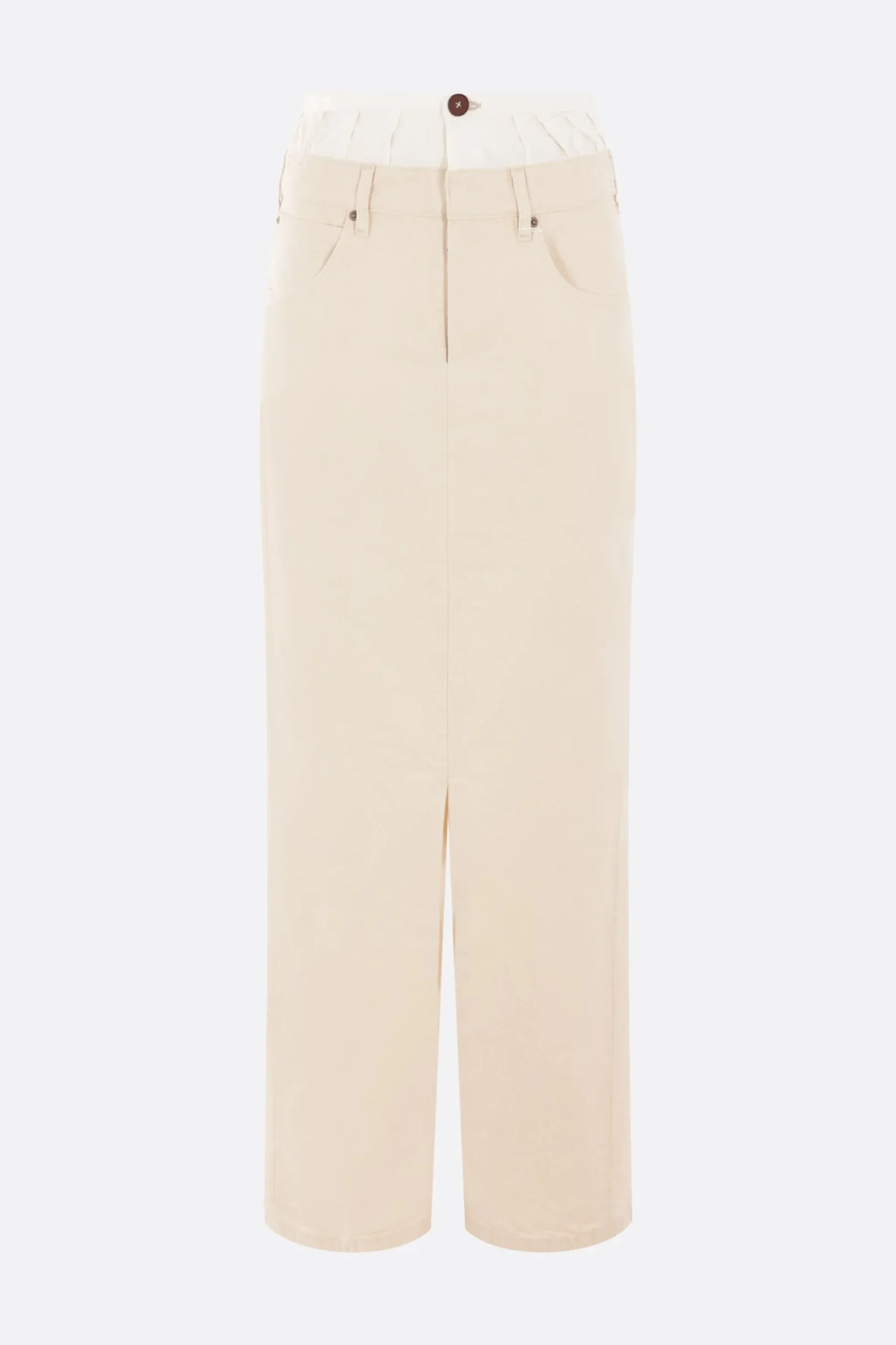 Women MAISON MARGIELA Anonymity of the lining long skirt in denim