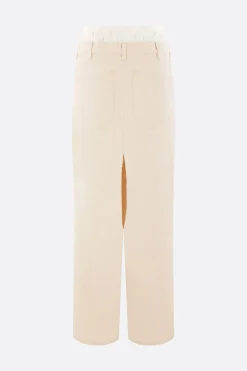 Women MAISON MARGIELA Anonymity of the lining long skirt in denim