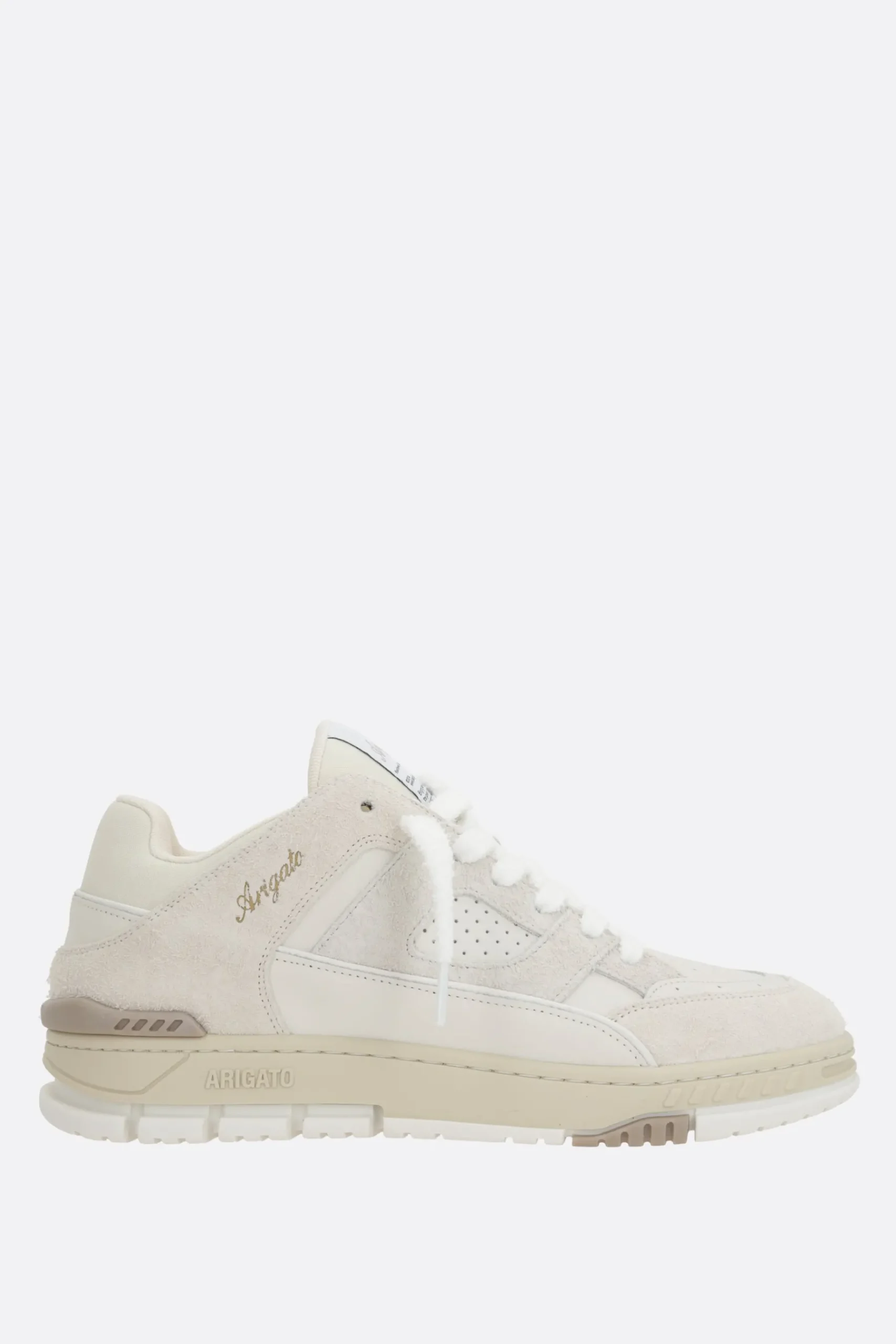 Women AXEL ARIGATO Area Lo Fluffy sneakers in smooth leather and suede