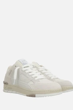 Women AXEL ARIGATO Area Lo Fluffy sneakers in smooth leather and suede
