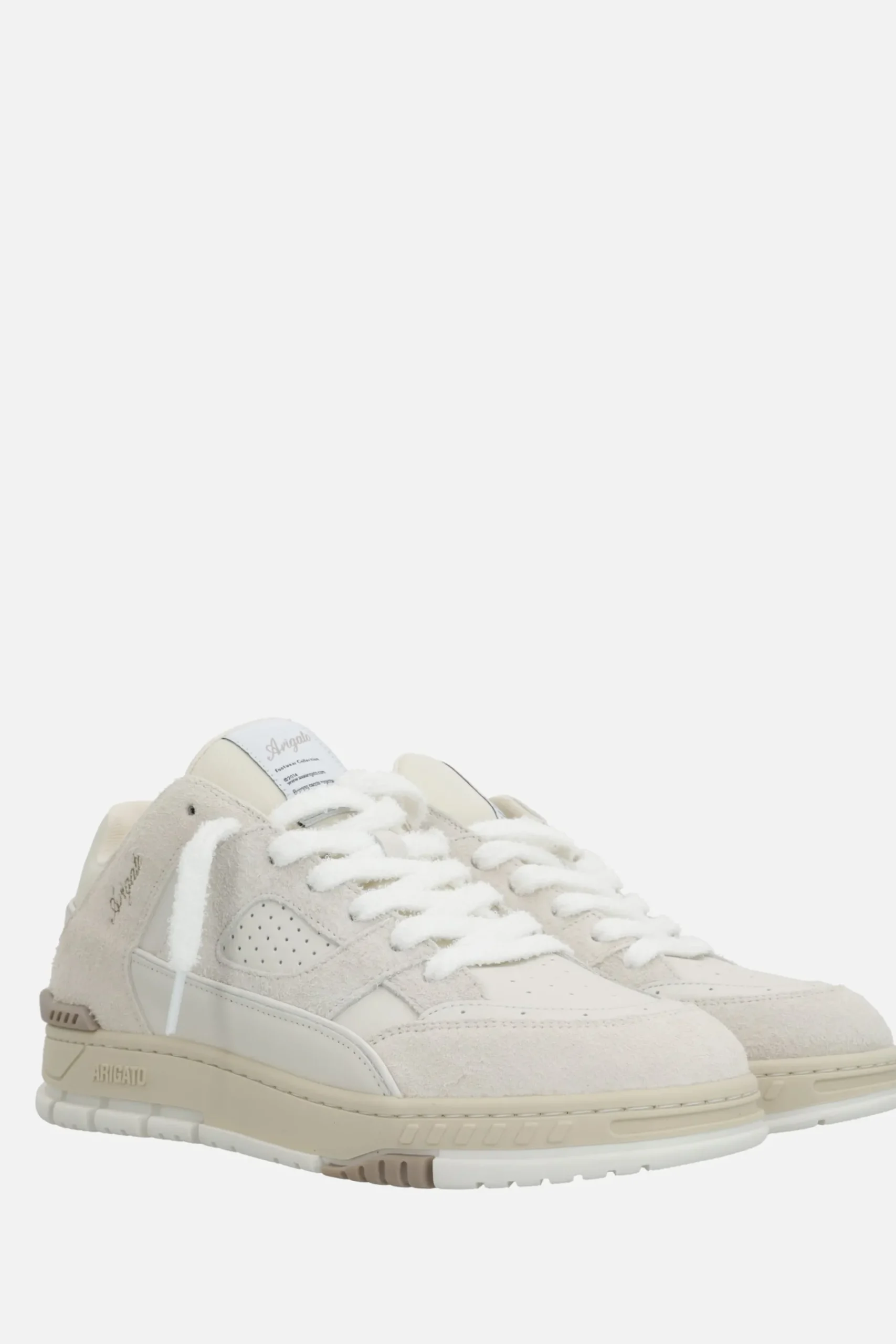 Women AXEL ARIGATO Area Lo Fluffy sneakers in smooth leather and suede