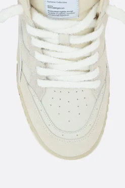 Women AXEL ARIGATO Area Lo Fluffy sneakers in smooth leather and suede