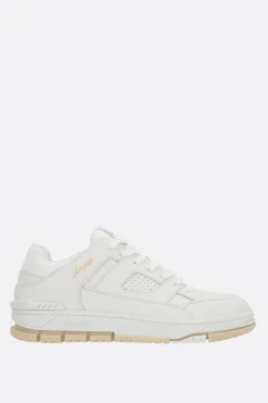 AXEL ARIGATO Area Lo smooth leather and nylon sneakers