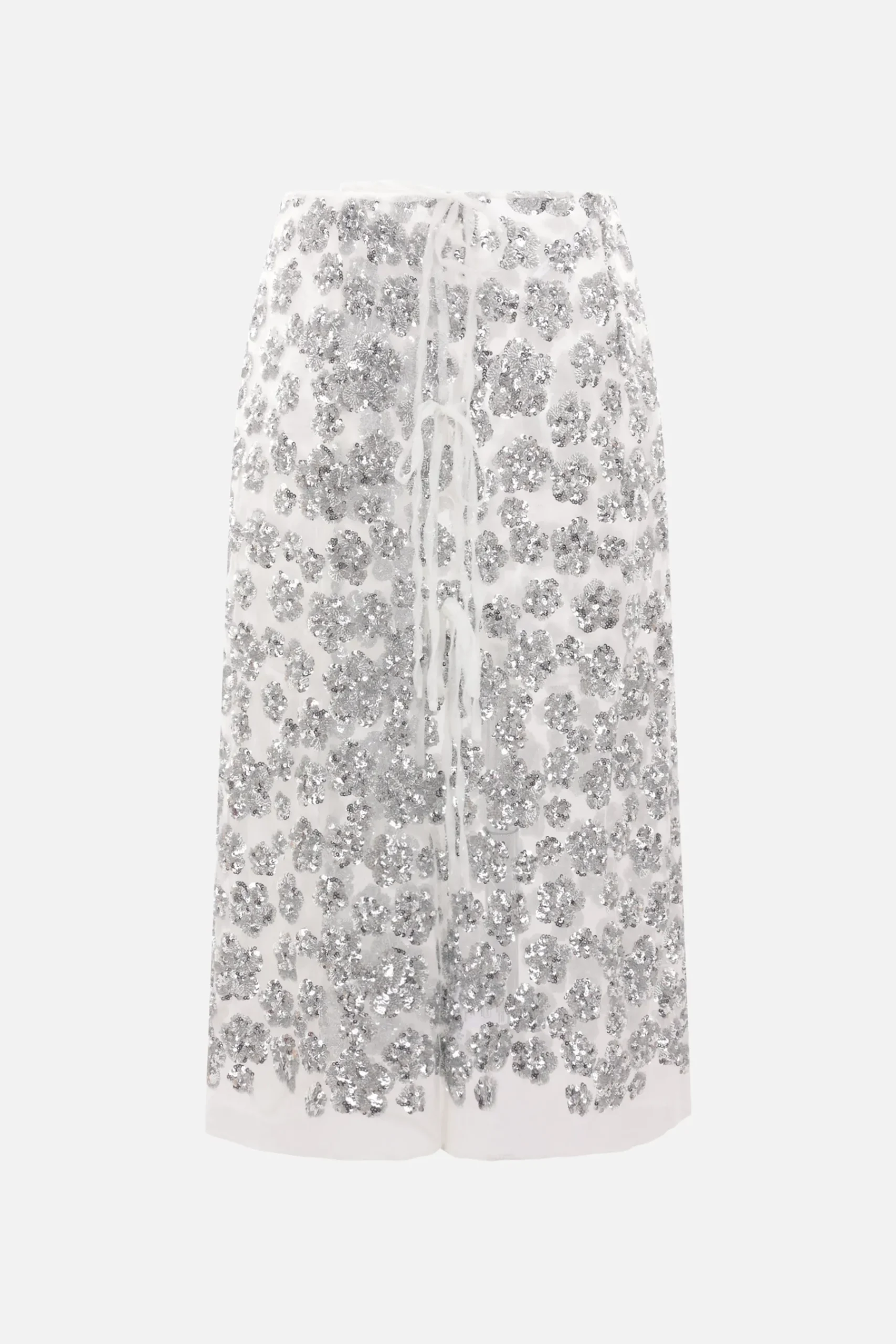 Women CECILIE BAHNSEN Ariana sequin tulle wrap skirt