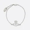 Women VIVIENNE WESTWOOD Ariella bracelet in brass with crystals