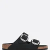 Women BIRKENSTOCK Arizona Big Buckle flat sandals in oiled leather (Narrow Fit)