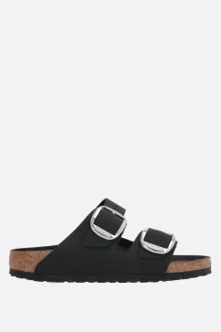 Women BIRKENSTOCK Arizona Big Buckle flat sandals in oiled leather (Narrow Fit)