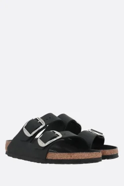 Women BIRKENSTOCK Arizona Big Buckle flat sandals in oiled leather (Narrow Fit)