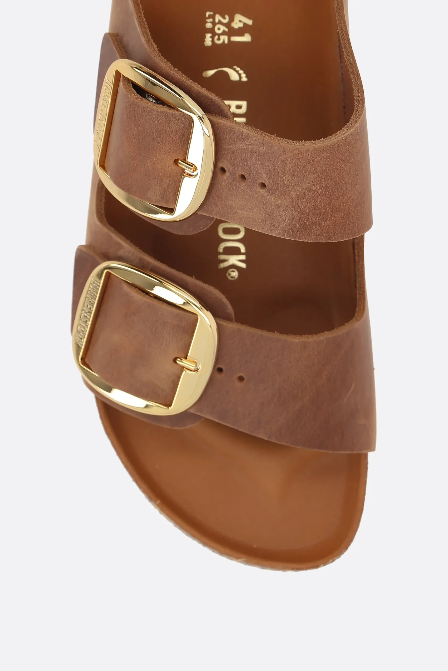 Women BIRKENSTOCK Arizona Big Buckle flat sandals in oiled leather (Narrow Fit)