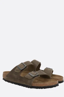 BIRKENSTOCK Arizona BS flat sandals in oiled leather (Narrow Fit)