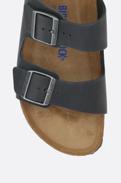 BIRKENSTOCK Arizona BS oiled leather flat sandals (Narrow Fit)