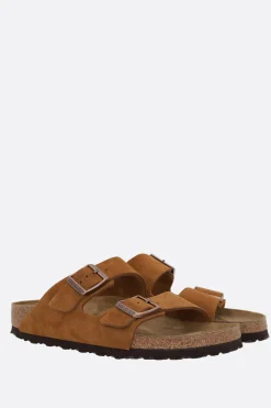 Women BIRKENSTOCK Arizona BS suede flat sandals (Narrow Fit)