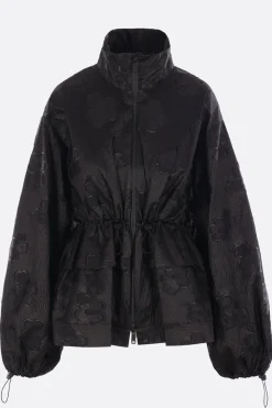 Women CECILIE BAHNSEN Arlo full-zip jacket in Kumo Fil-Coupé fabric