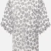 Women CECILIE BAHNSEN Asra sequin tulle oversized top