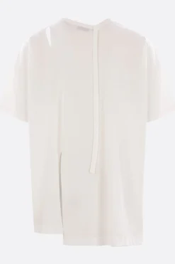YOHJI YAMAMOTO asymmetric t-shirt in cotton