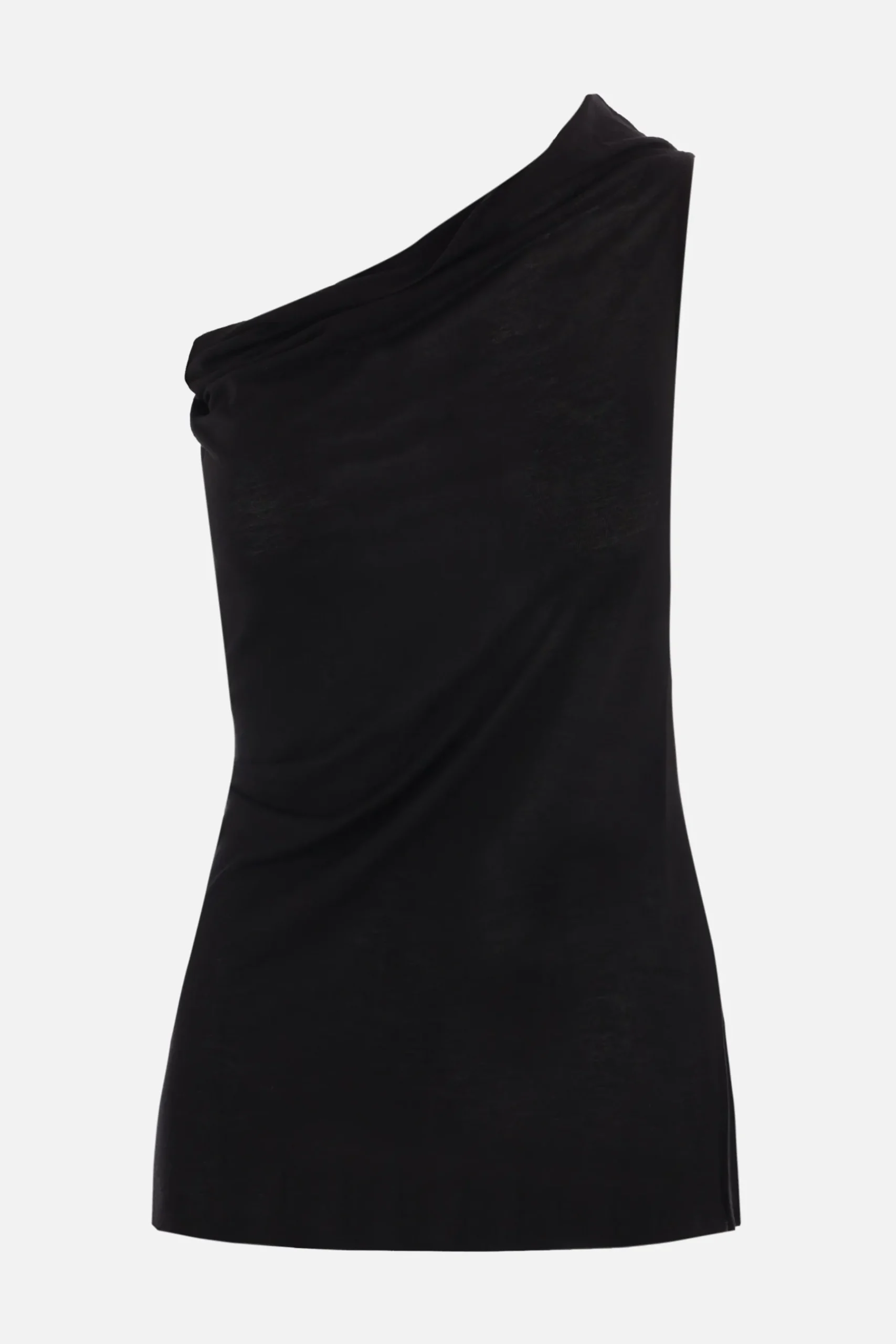 Women RICK OWENS Athena jersey one-shoulder top
