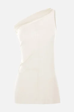 Women RICK OWENS Athena jersey one-shoulder top