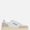 Women AUTRY Medalist smooth leather and suede sneakers