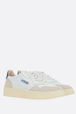 Women AUTRY Medalist sneaker in smooth leather and suede