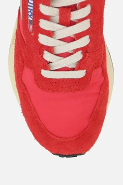 Women AUTRY Reelwind sneakers in nylon and suede