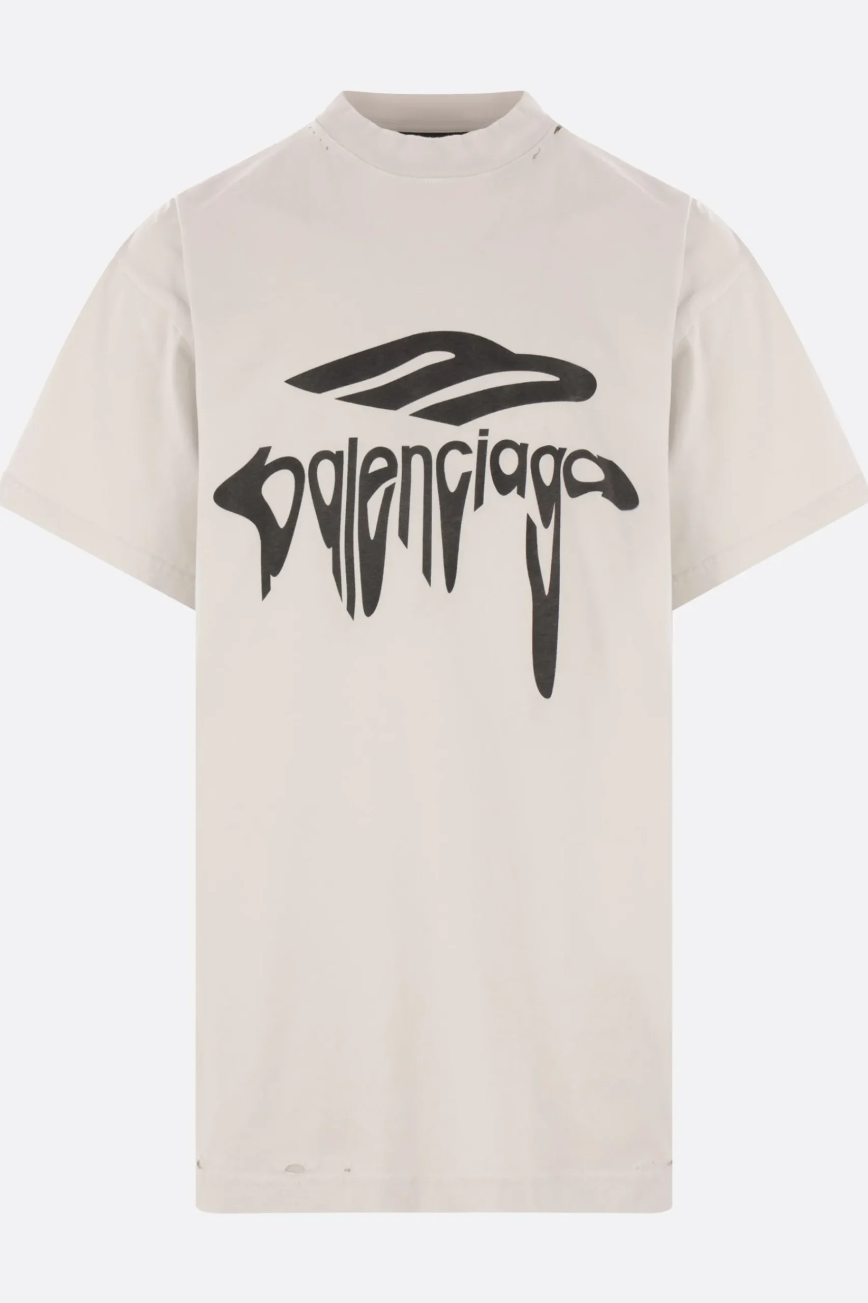 BALENCIAGA 3B Liquefied oversized t-shirt in cotton