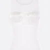 Women VAQUERA Balconette Bra tank top in rib jersey