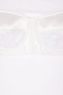 Women VAQUERA Balconette Bra tank top in rib jersey